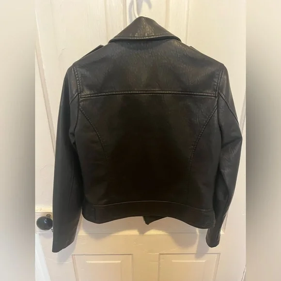 Topshop faux leather biker jacket - Picture 2 of 4